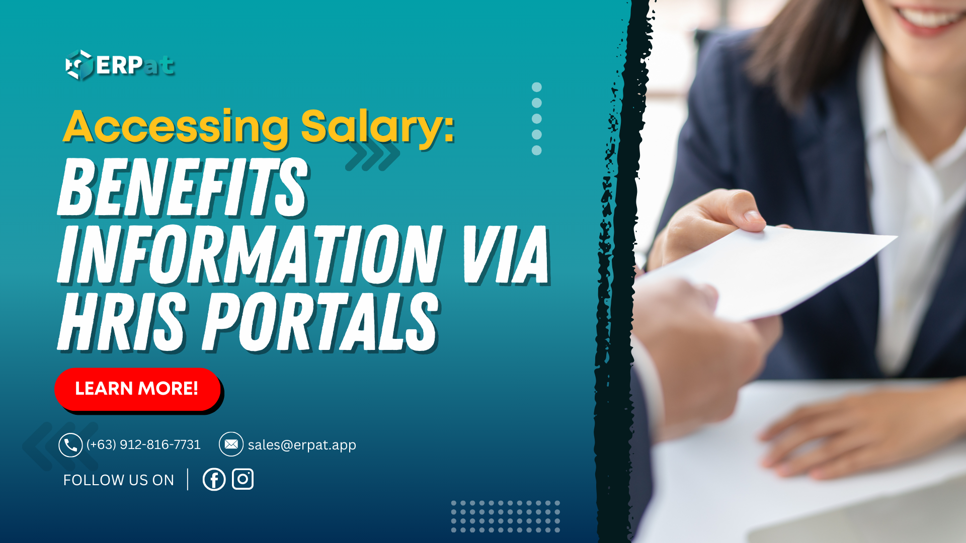 A business-themed graphic with the title "Understanding Your Pay and Benefits Through HRIS Portals."