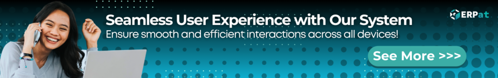 Call-to-action banner stating: 'Seamless User Experience with Our System. Ensure smooth and efficient interactions across all devices!' The design features bold typography, a sleek modern layout, and a professional color scheme, highlighting the importance of user-friendly digital experiences.