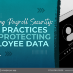 A business-themed graphic with the title "Securing Payroll: Best Practices for Employee Data Protection."