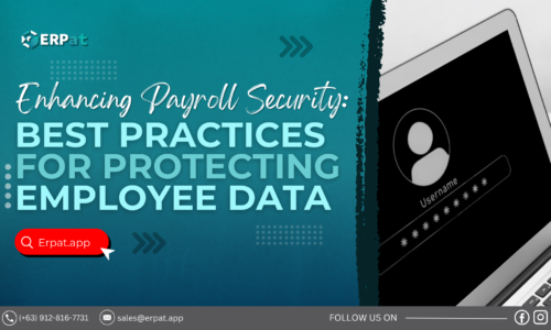 A business-themed graphic with the title "Securing Payroll: Best Practices for Employee Data Protection."