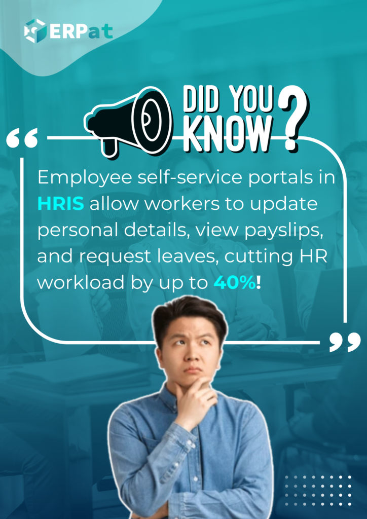 HRIS reduces HR workload