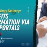 A business-themed graphic with the title "Understanding Your Pay and Benefits Through HRIS Portals."